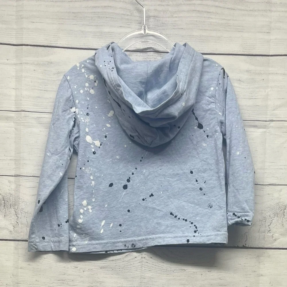 Polo Ralph Lauren Blue Splatter Hoodie Size 2